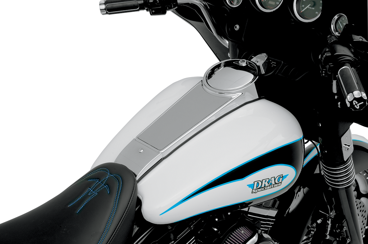 Drag specialties Lower Dash Extension Panel - Chrome Harley Davidson