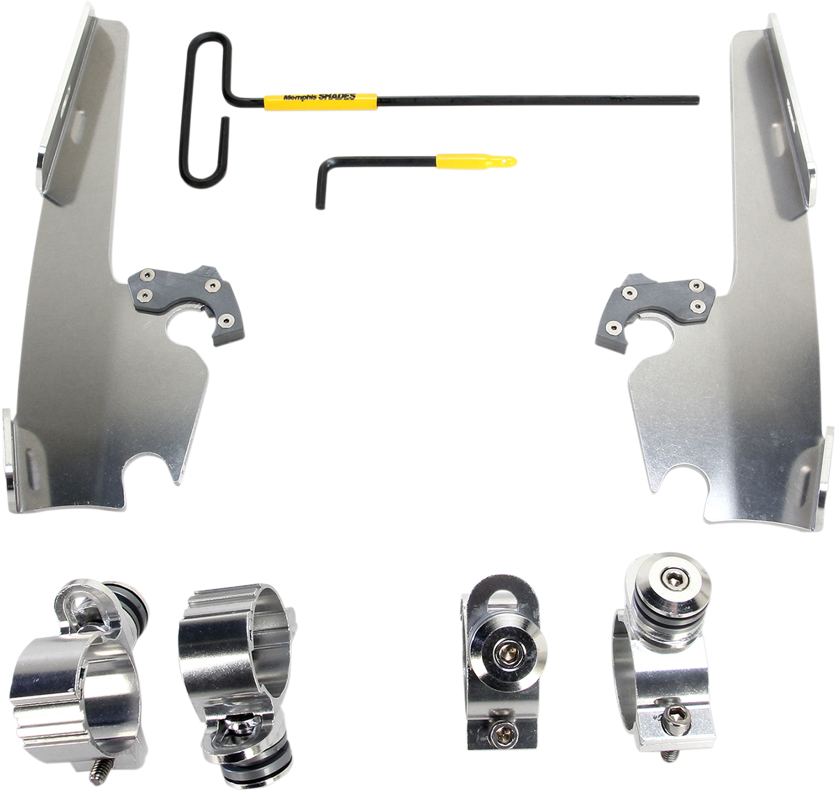 MEMPHIS SHADES Fats/Slim Windshield Trigger-Lock Complete Mount Kit