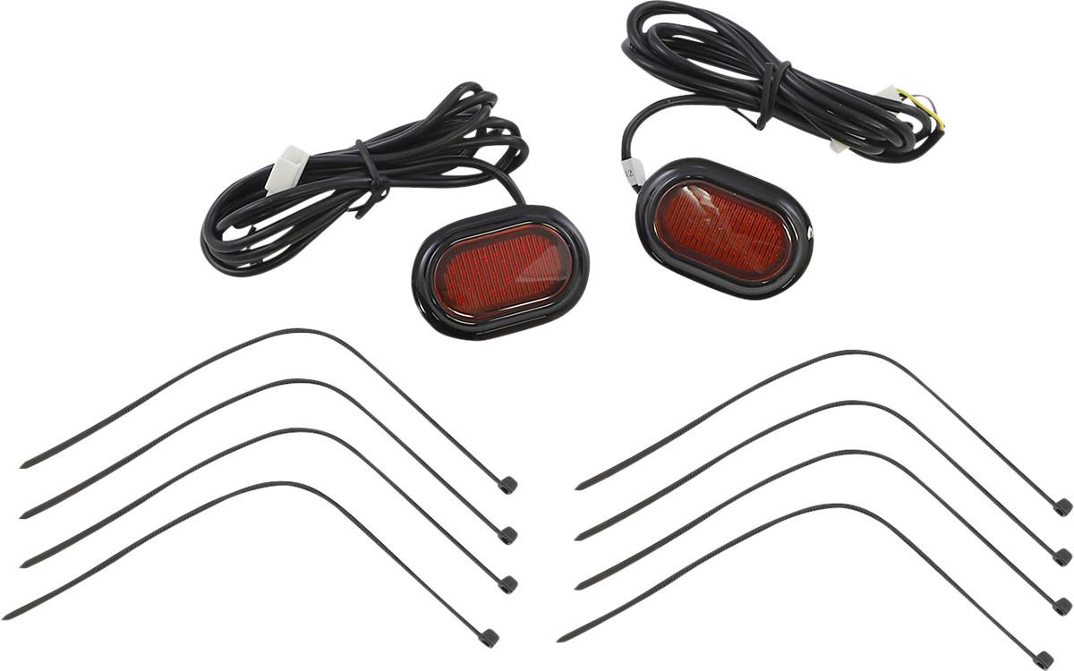Custom Dynamics Plug and Play PLUGZ Antenna Grommet Lights For Harley Touring 2010-2025