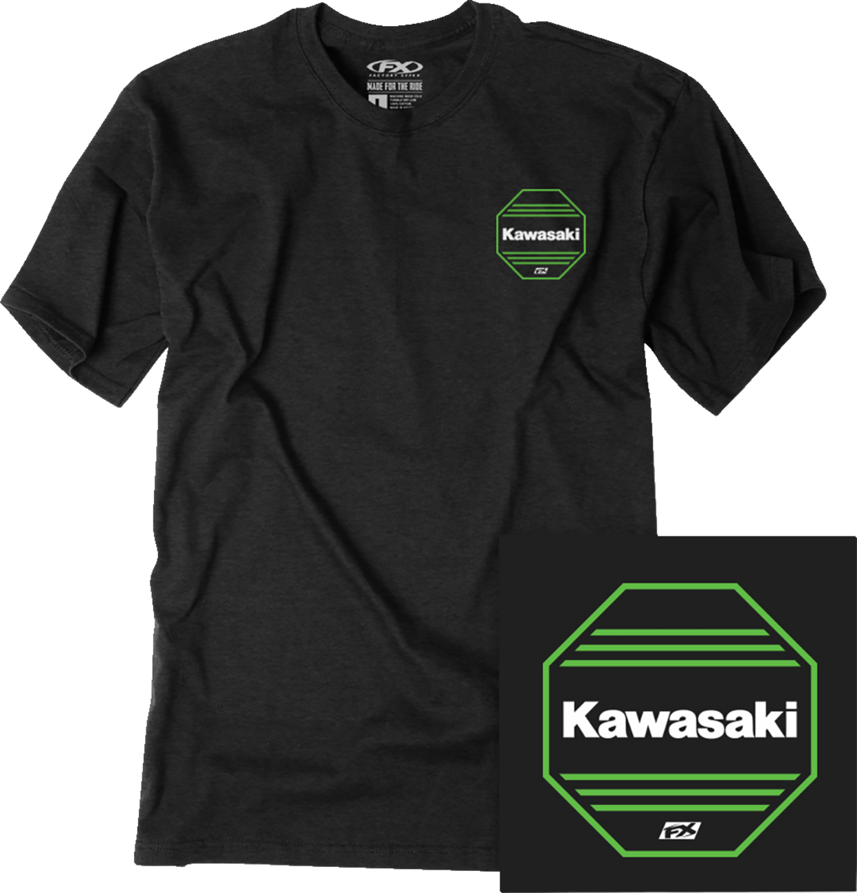 Factory Effex Kawasaki Octagon T-Shirt