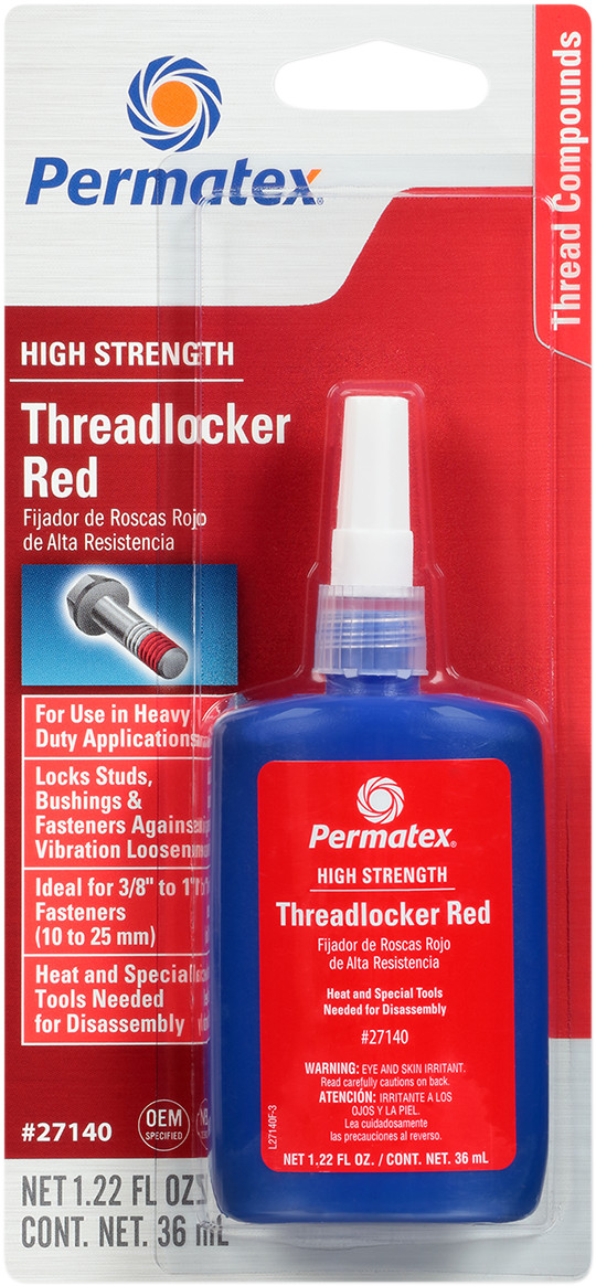PERMATEX Threadlocker Red
