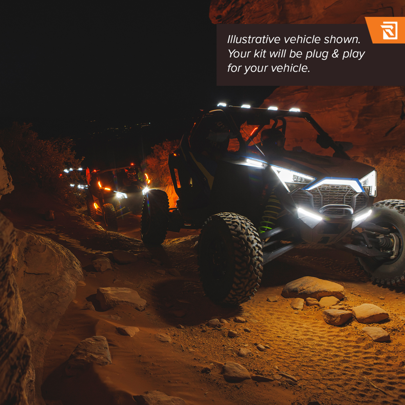 Ravek Apex Lights™ - Running - White - RZR Pro R Polaris