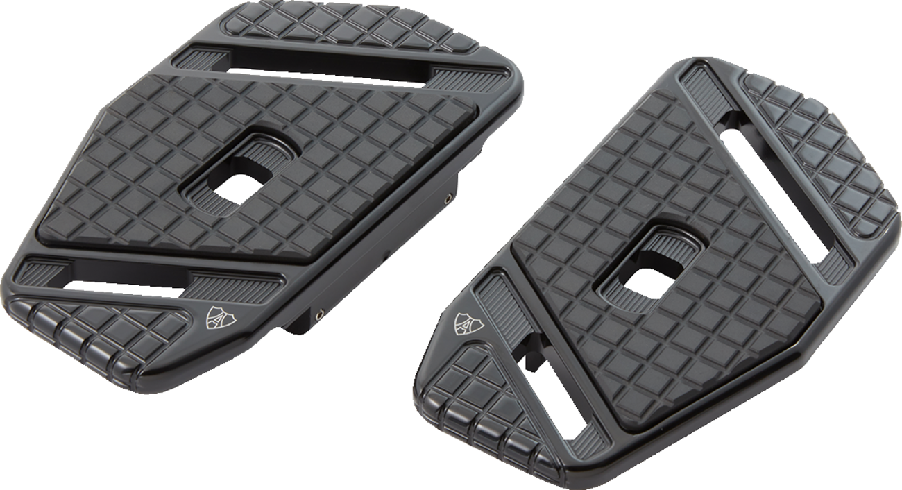 Arlen ness SpeedLiner Passenger Floorboards - Black Harley Davidson