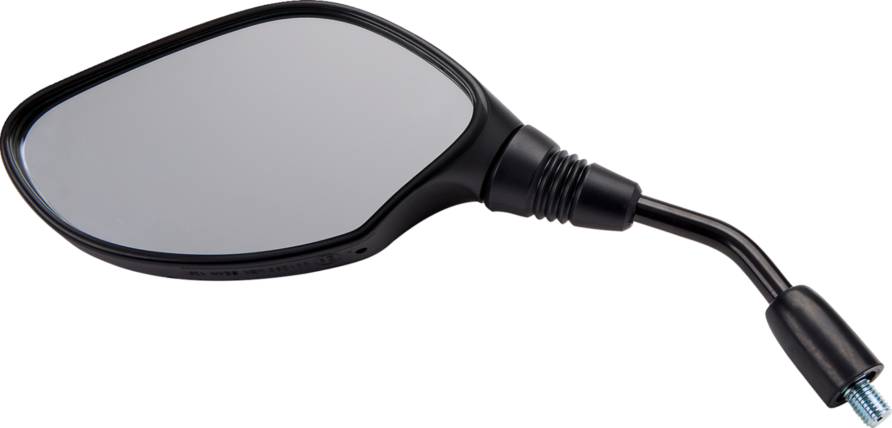 Parts unlimited Mirror - Side View - Oval - Black - Left Honda