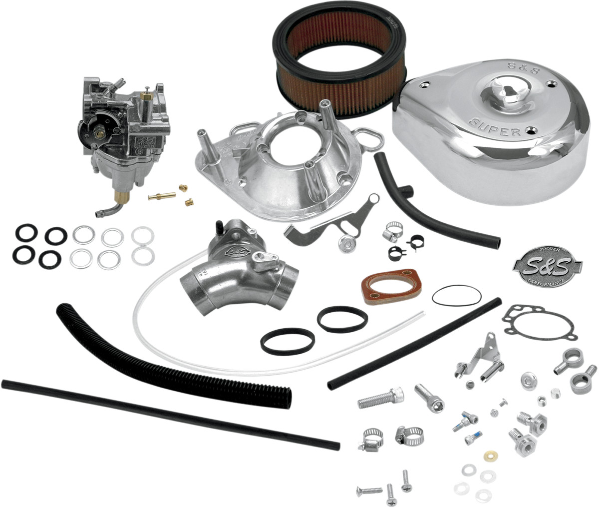 S&S CYCLE Super E Carburetor Kit with Manifold