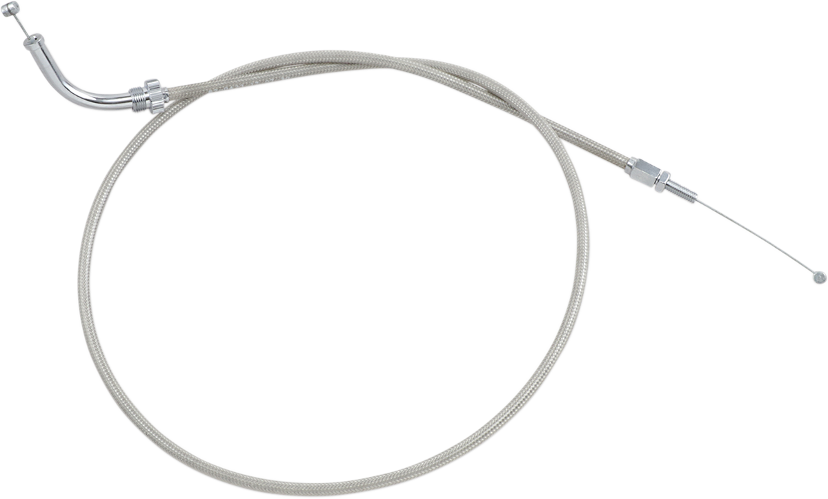 Motion pro Armor Coat Stainless Steel Throttle/Idle Cable for Cruisers - Push - VTX1300 Honda