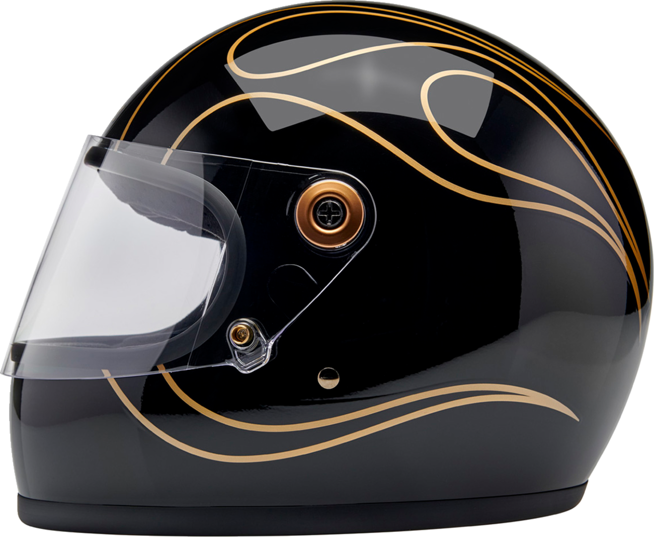 Biltwell Gringo S ECE Flames Helmet