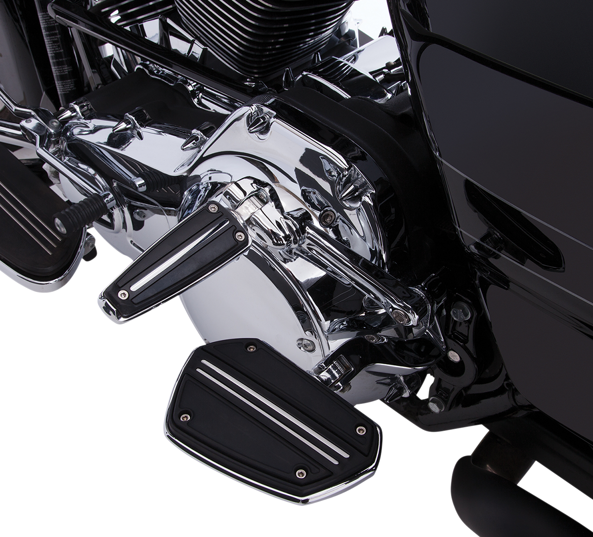 Ciro Twin Rail Floorboard For Harley