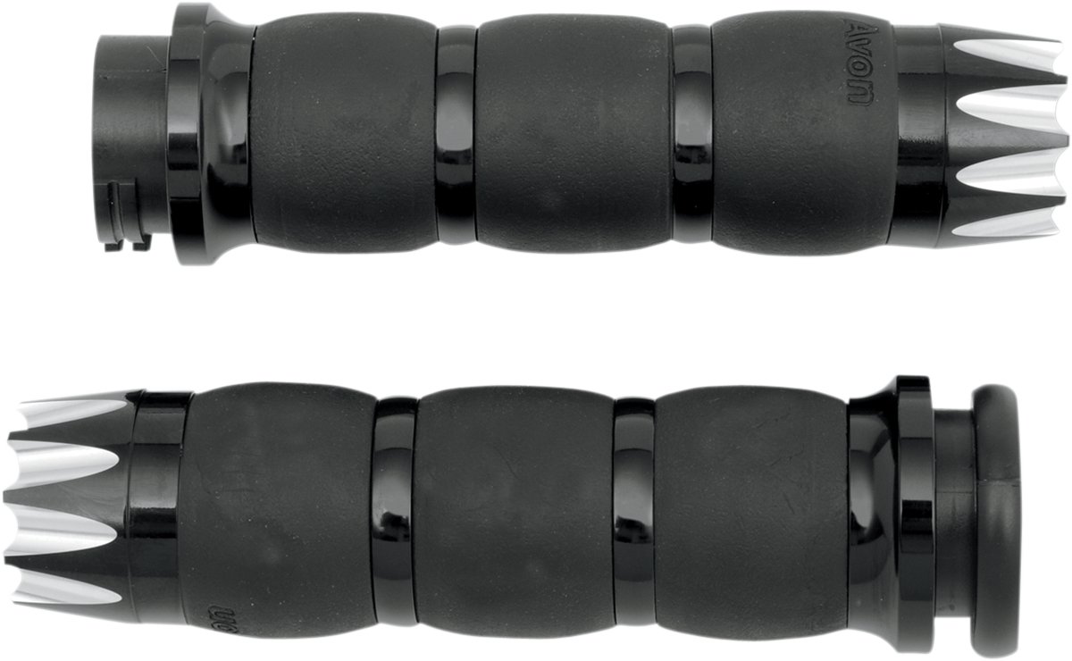AVON GRIPS (AIR-96-ANO-EX) Excalibur Velvet Air Grips | Grips - Excalibur - Velvet - Black
