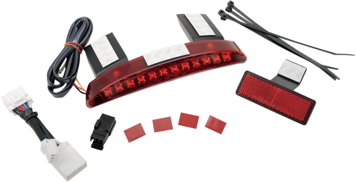 Drag specialties Running/Brake Light Assembly - Red Lens Harley Davidson
