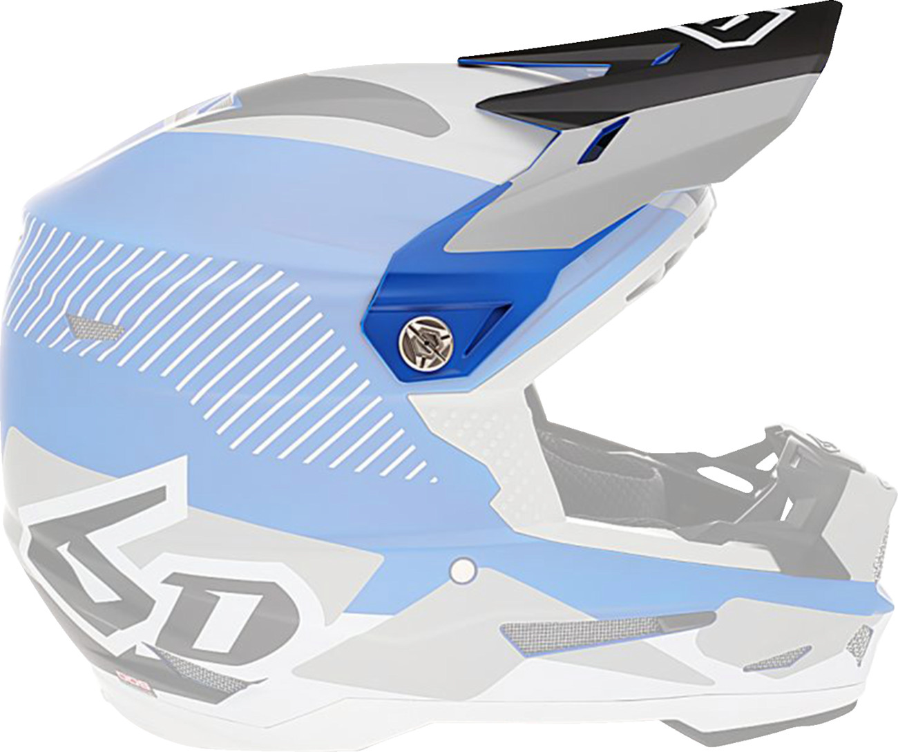 6D ATR-2 Helmet Visor — Fusion