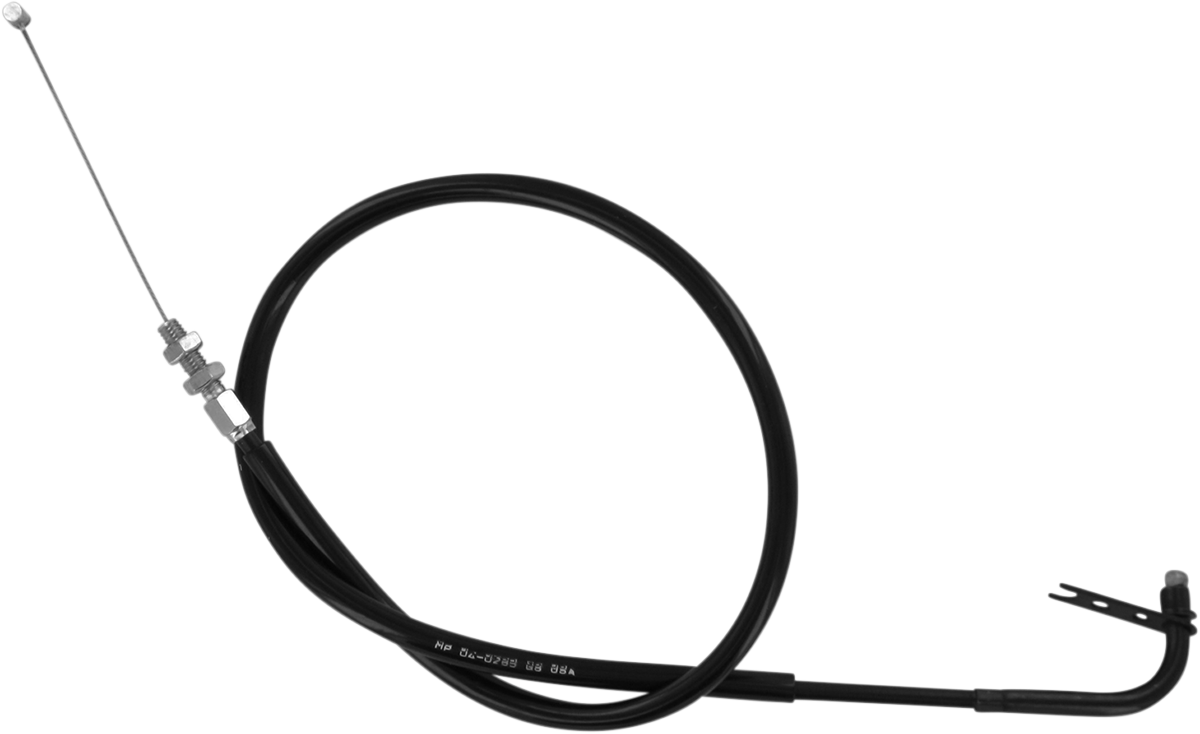 Black Vinyl Throttle Cable