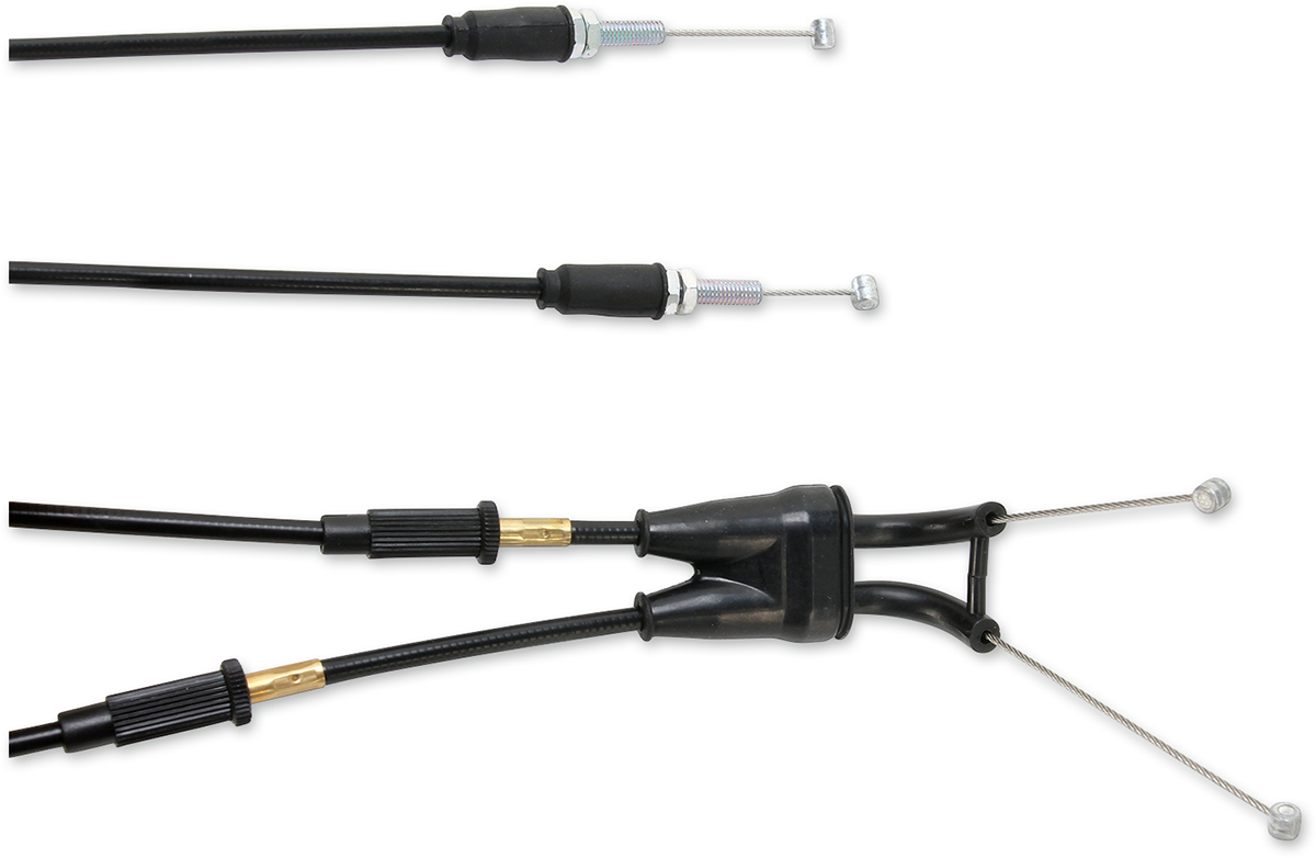 Moose Racing Black Vinyl Throttle Cable