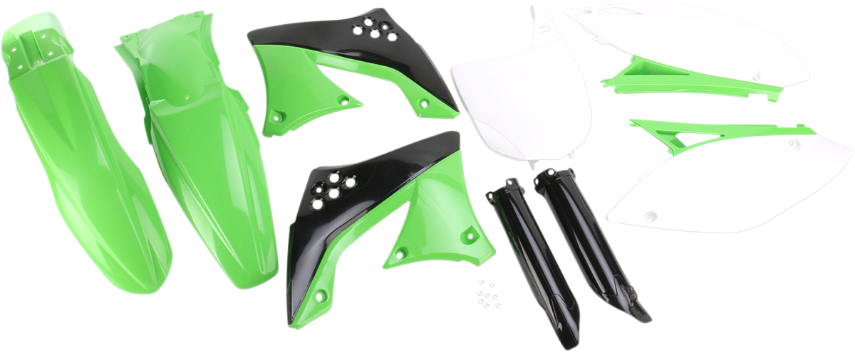 Acerbis Full Body Kit Replacement Green Black White Kawasaki KX450F 2009-2011