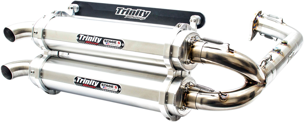 Trinity Racing Stage 5 Exhaust System Polaris RZR Turbo / Turbo S 2016-2021