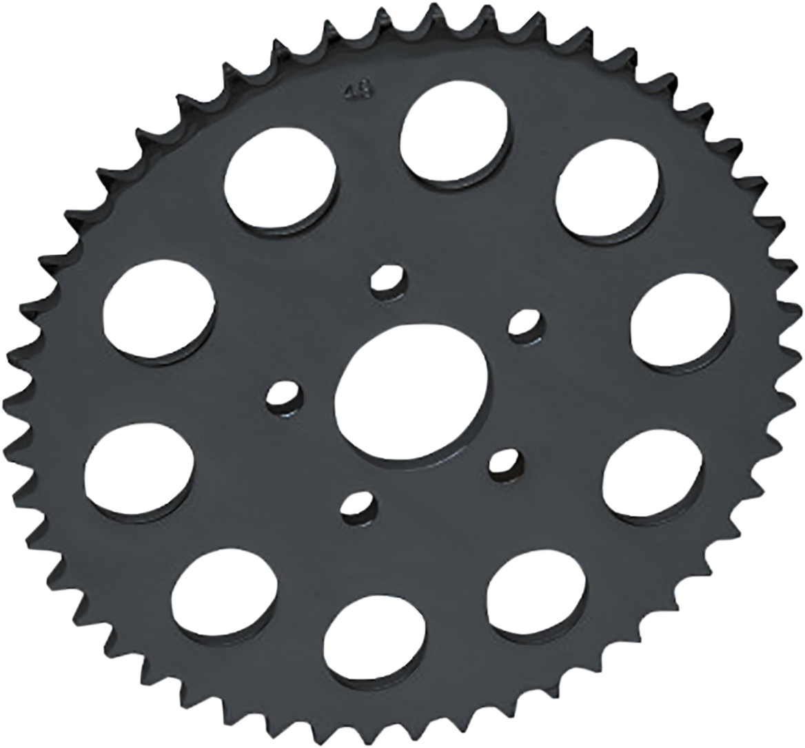 Drag specialties Rear Sprocket - Black - Flat - 51 Tooth Harley Davidson 51T