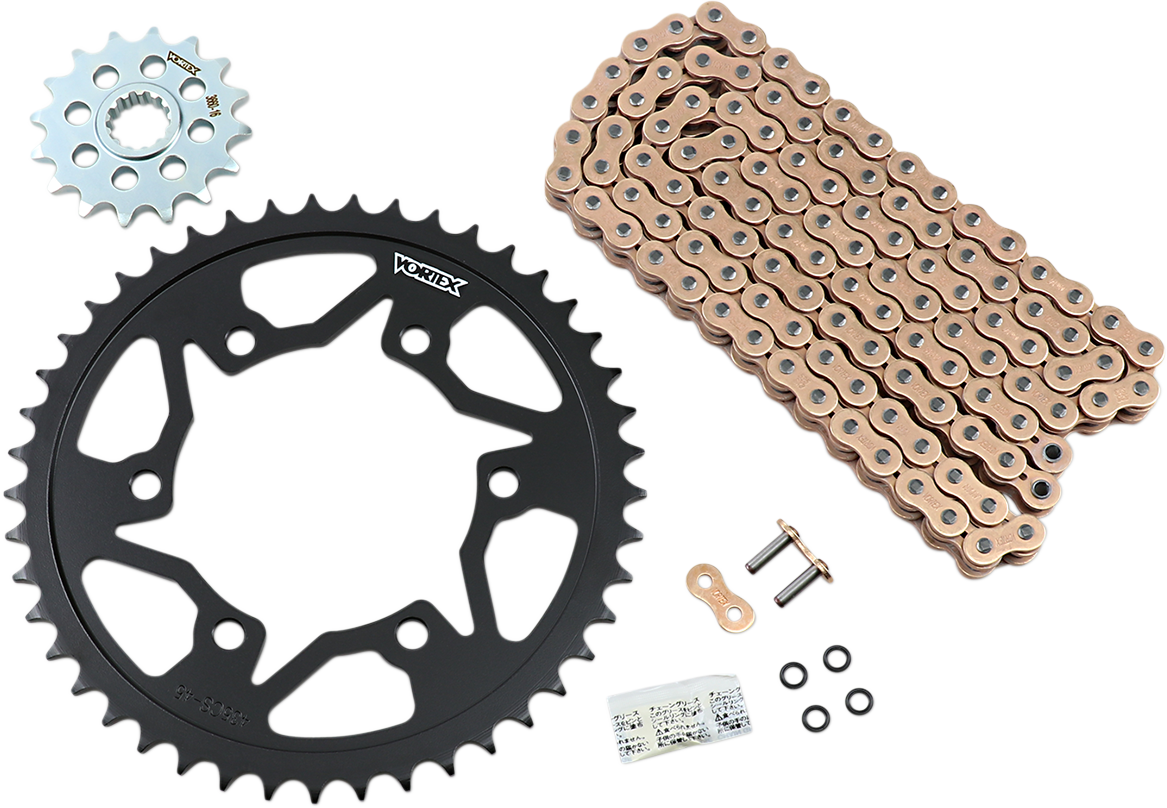 VORTEX OES Original Equipment Steel Chain Kit