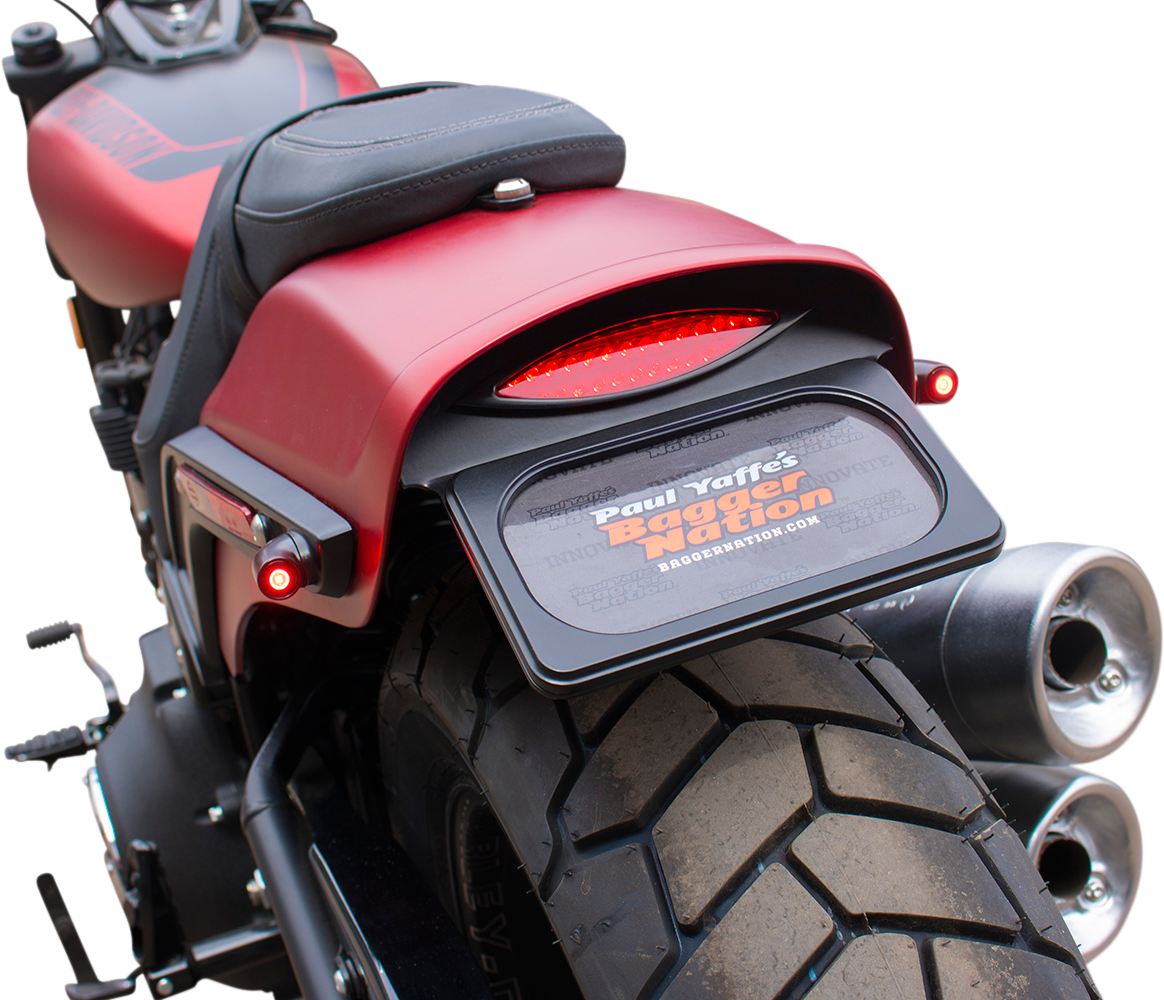 Paul Yaffe Light & License Kit For Harley Fat Bob 2018-2023