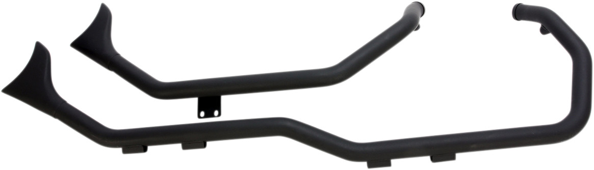 PAUGHCO 1-3/4" Side-by-Side Upsweep Fishtail Exhaust System