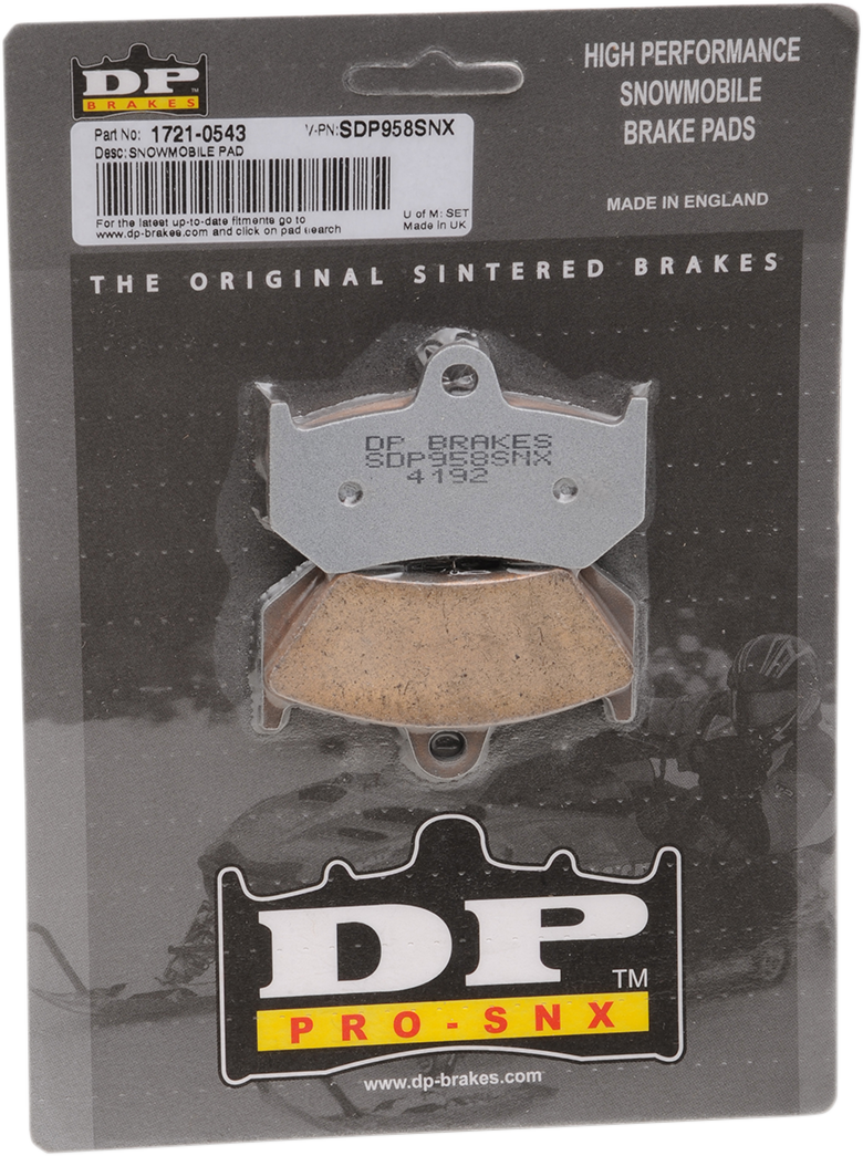 SDP Pro-SNX HH+ Sintered Brake Pads