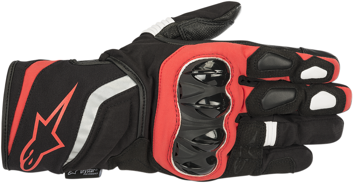 Alpinestars Red TSP Textile Mens Motorcycle Riding Street Racing Road Gloves