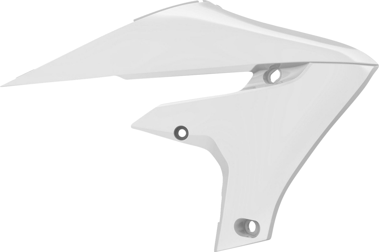 Polisport Radiator Cover White 8415100002 Yamaha WR250F WR450F 2019-2024