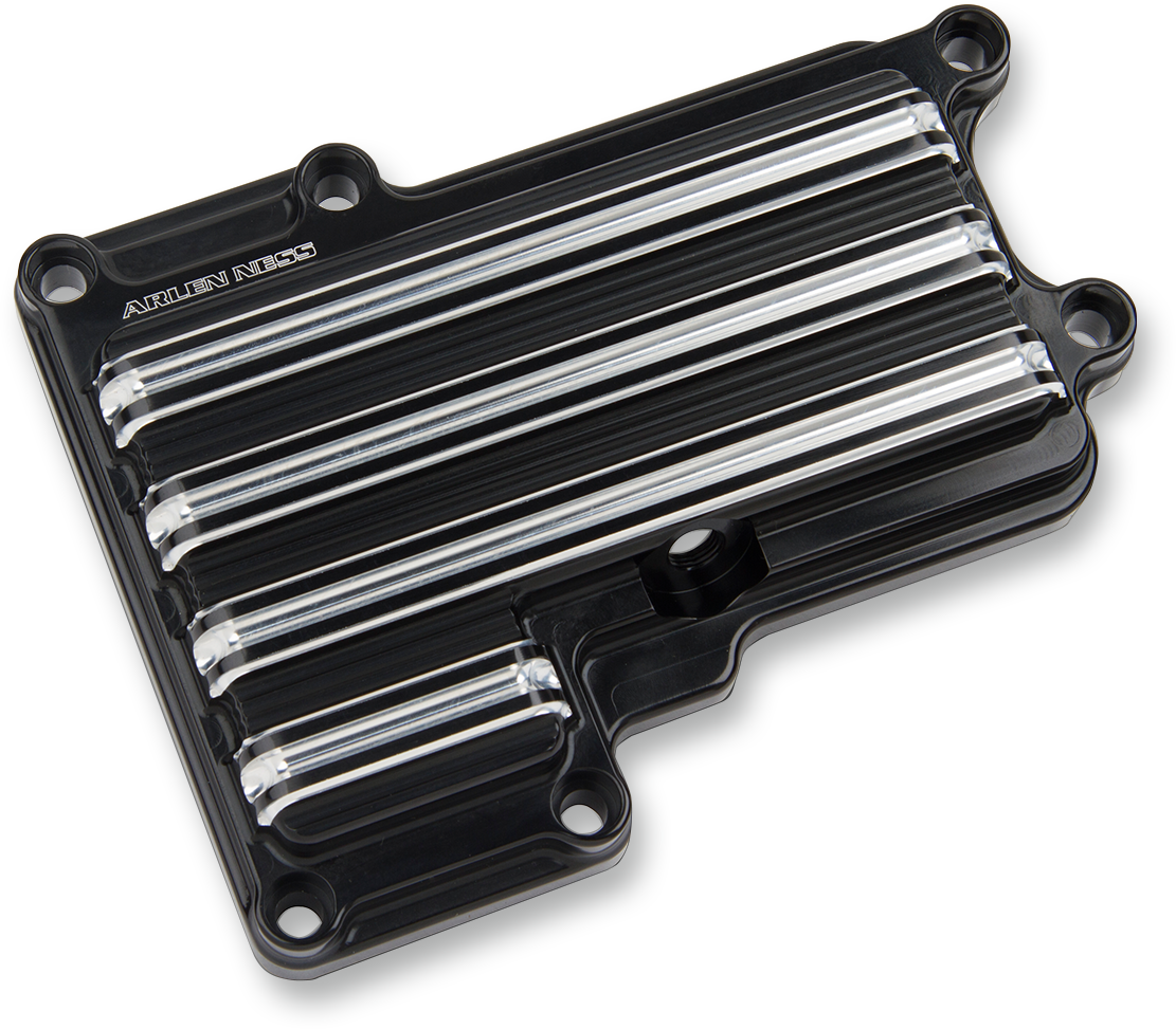 Arlen ness 10 Gauge Top Transmission Cover - Black Harley Davidson