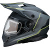 Z!R RANGE BLADESTORM ELECTRIC HELMET - GRAY/BLACK/YELLOW
