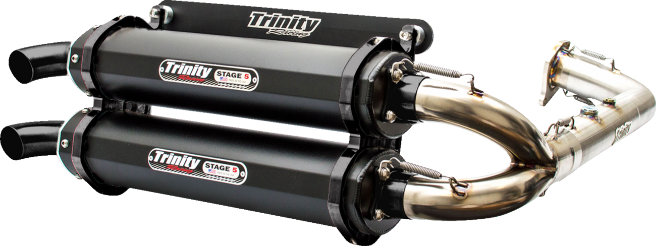 Trinity Racing Stage 5 Exhaust System Polaris RZR Turbo / Turbo S 2016-2021