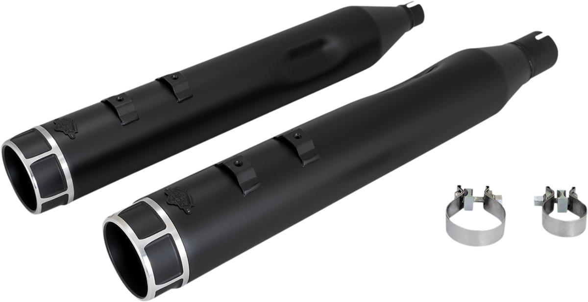 Vance & Hines 4 1/2" Torquer 450 Slip-On Mufflers For Harley Touring 2017-2025