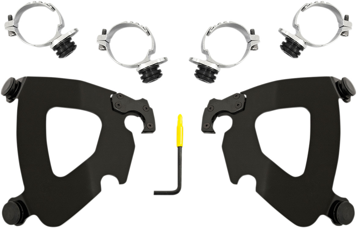 Memphis Shades Gauntlet Fairing Trigger-Lock Mount Kit For Harley Low Rider 2018-2020