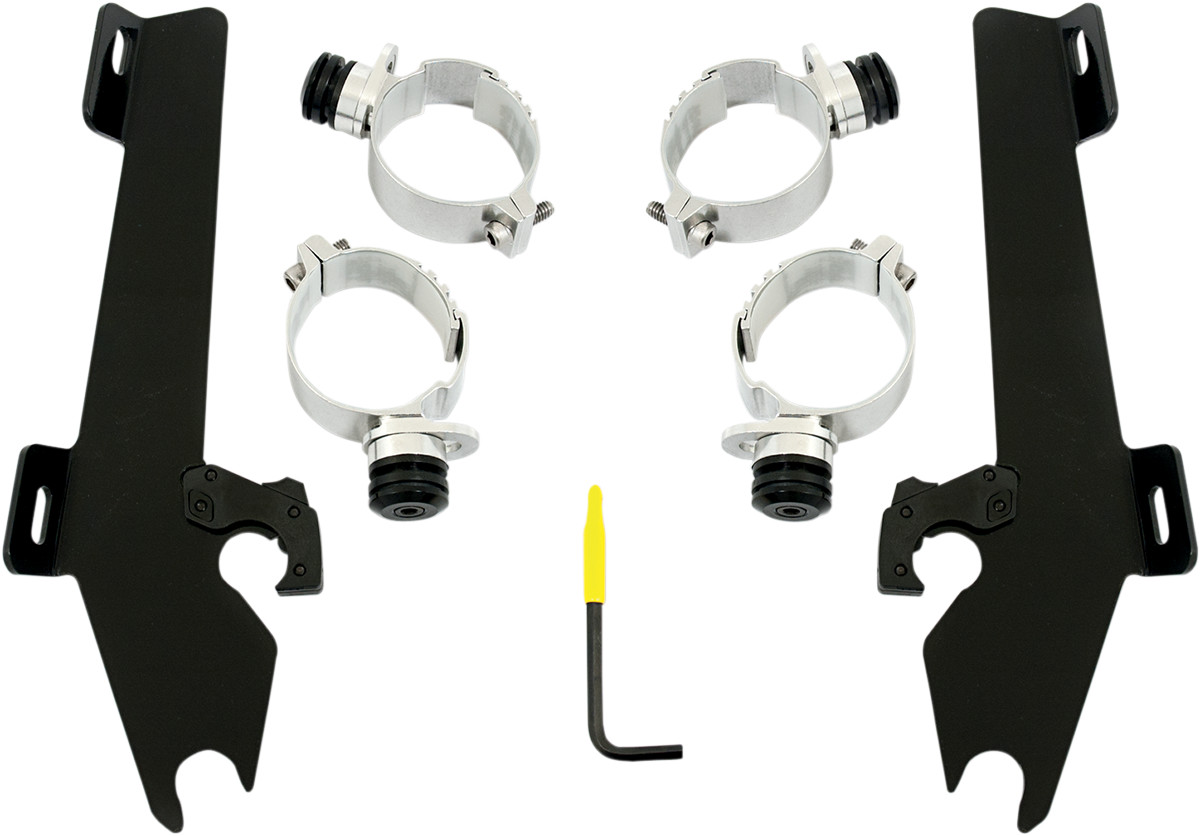 Memphis Shades Batwing Fairing Trigger-Lock Mount Kit Suzuki M50 Boulevard 2005-2009