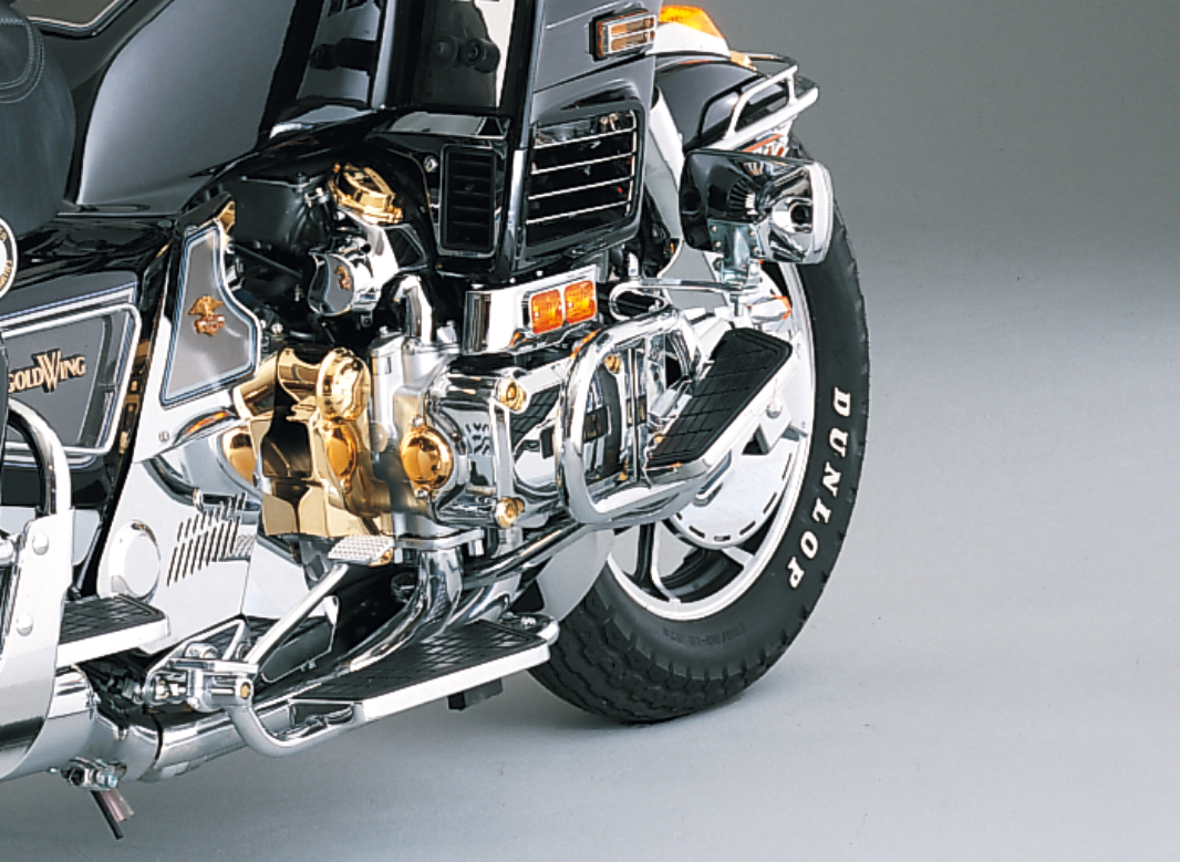 Parts unlimited Engine Guard Board - Chrome - GL Honda