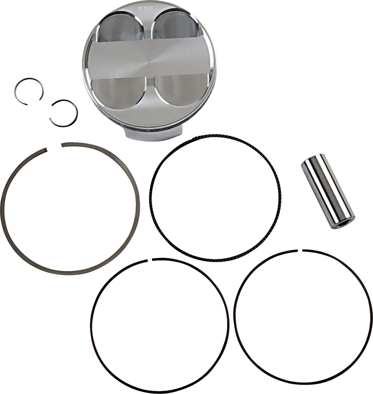 Je pistons Piston Kit - 96.00 mm - 12.8:1 CR - Kawasaki