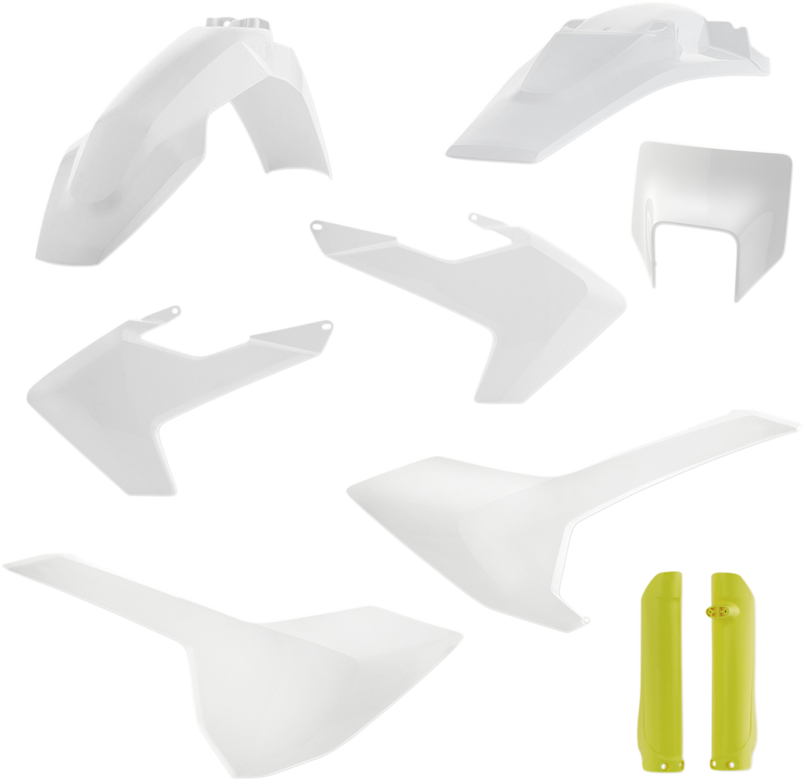 Acerbis Full Plastic Kit WHITE 17-18 HUSQVARNA TE300HQ