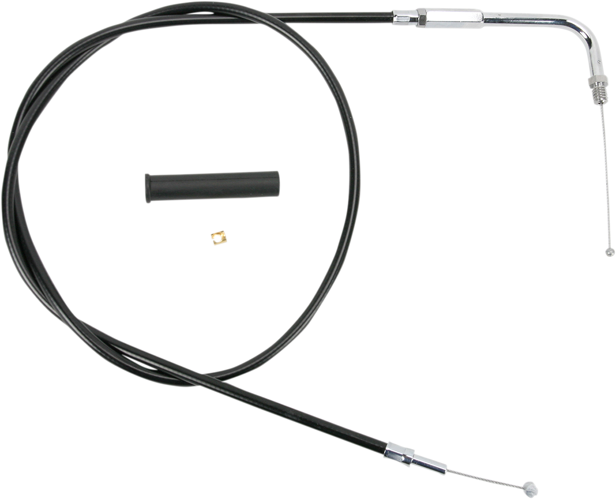 Drag specialties Black Vinyl Throttle Cable - 45-1/2" Harley Davidson