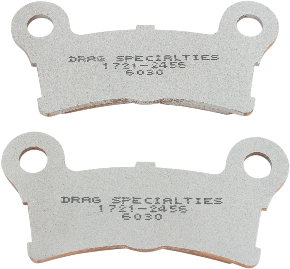 Drag specialties Sintered Brake Pads - Trike 2010-2011 Harley Davidson FLHXXX Street Glide Trike / 2009-2013 Harley Davidson FLHTCUTG Tri Glide Ultra
