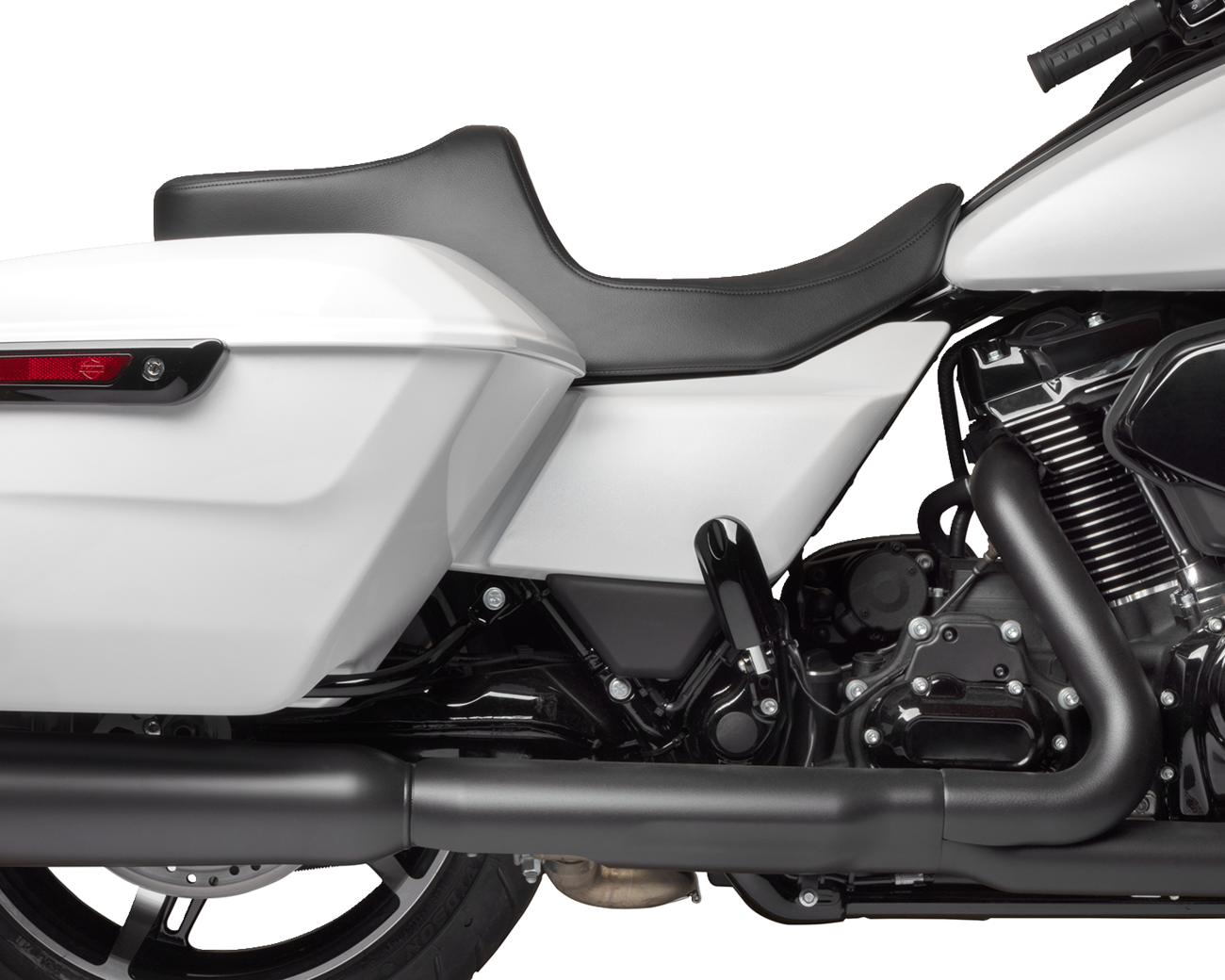 Drag specialties seats Predator III 2-Up Seat - Smooth - FLT/FLH '23-'24 Harley Davidson