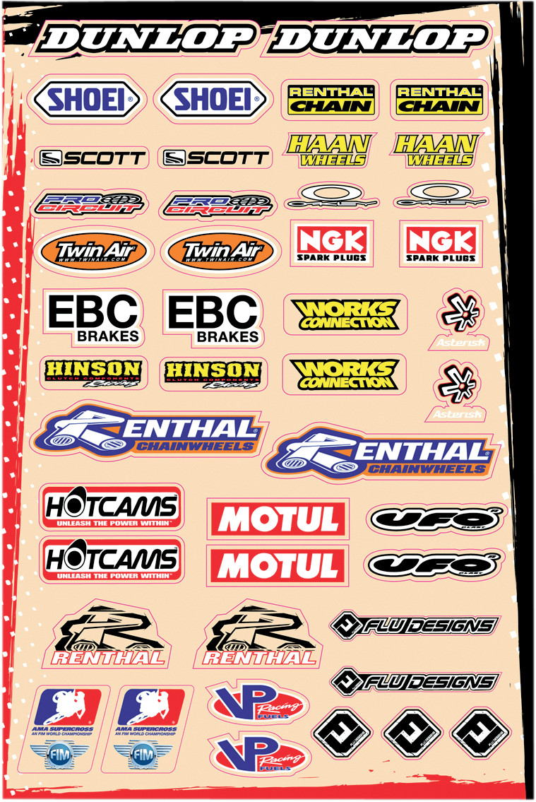 FLU DESIGNS INC. Universal Logo Decal Kit