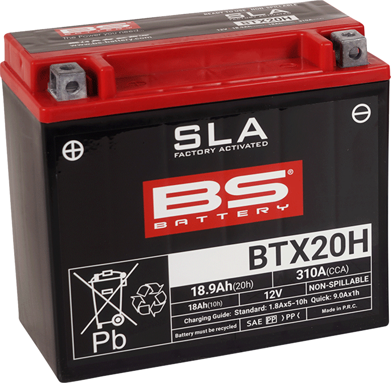 BS BATTERY SLA Factory- Activated AGM Maintenance-Free Battery
