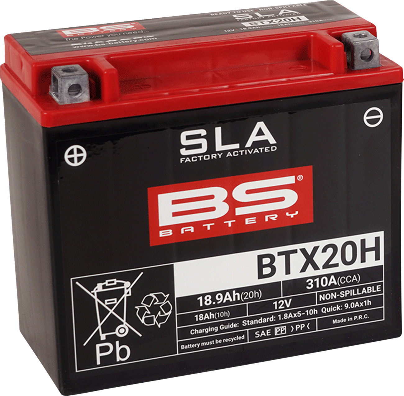 BS BATTERY SLA Factory- Activated AGM Maintenance-Free Battery