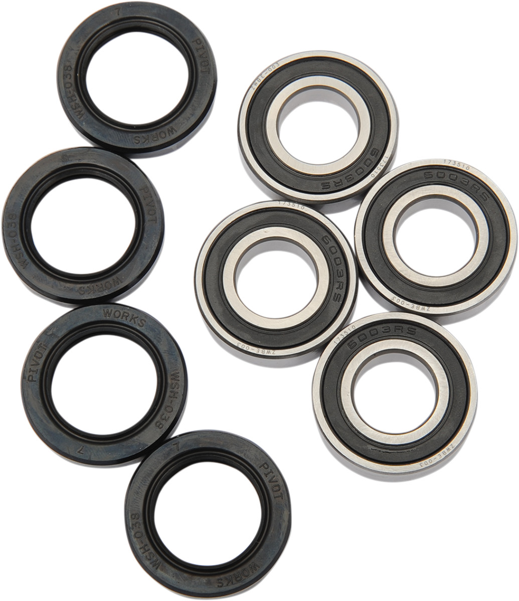 Pivot Works Wheel Bearing and Seal Kit Honda TRX125/TRX90 FourTrax/TRX90 Sportrax/TRX90EX Sportrax/TRX90X 1985-2022 0215-0203