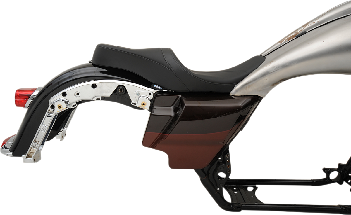 Drag specialties seats Low Touring Seat - Mild Stitched - Razorback Tanks - FL '10-'23 Harley Davidson