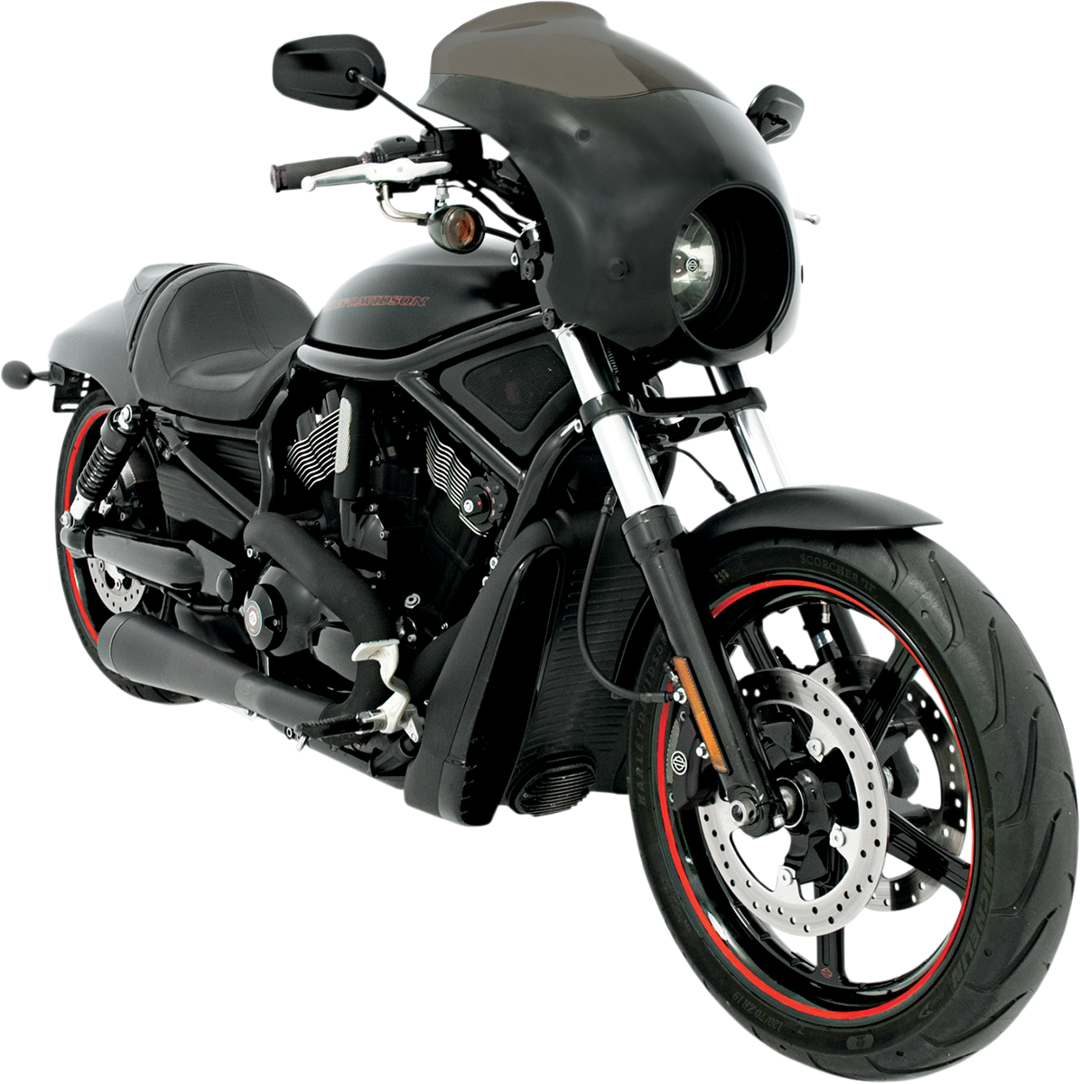 Memphis shades Bullet Fairing 2016-2024 Indian Scout Sixty / 2015-2024 Indian Scout / 2007-2011 Harley Davidson VRSCDX Night Rod Special
