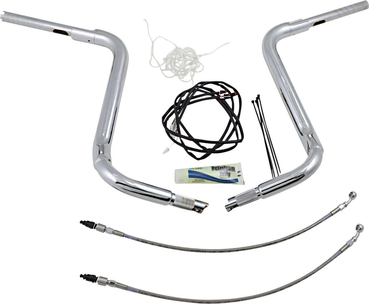 FAT BAGGERS INC. 1-1/2" EZ Install Rounded Top Handlebar Kit