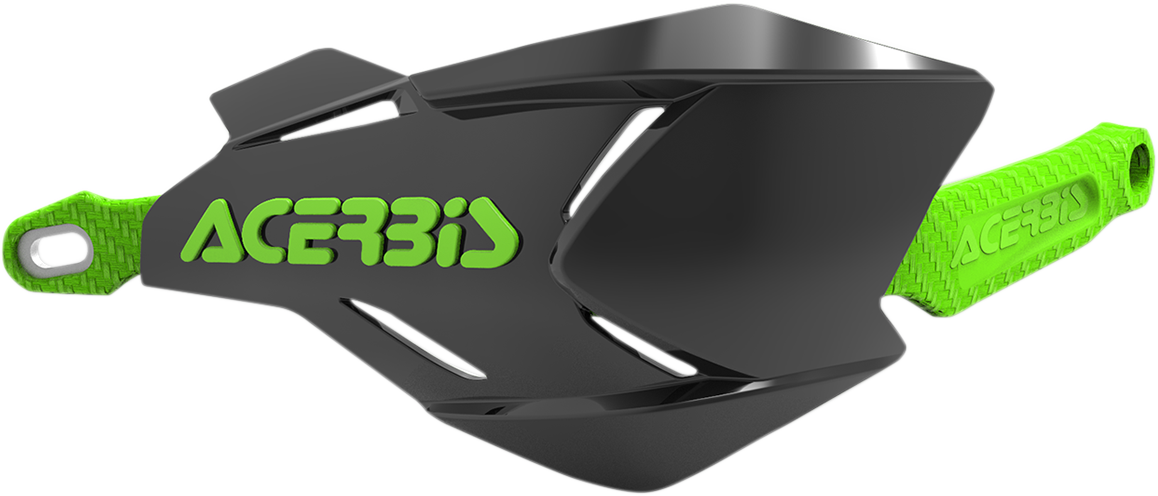 Acerbis X-Factory Handguards - Black/Green