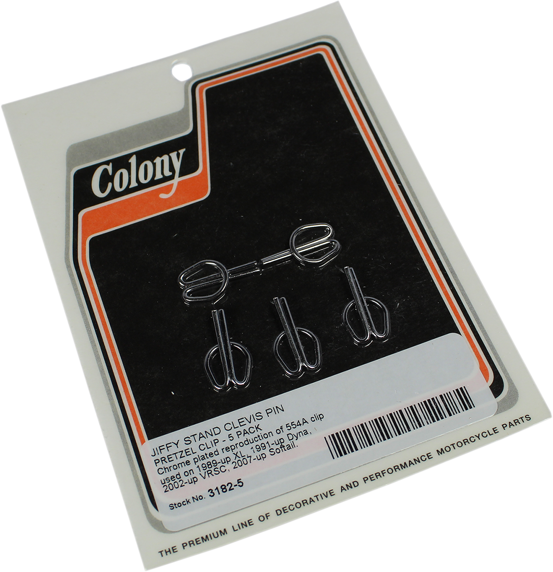 COLONY Jiffy Stand Clevis Pin Pretzel Clips
