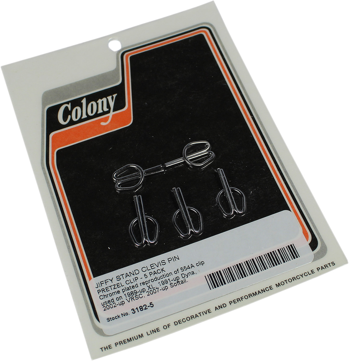 COLONY Jiffy Stand Clevis Pin Pretzel Clips