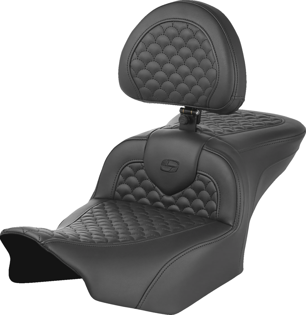 SADDLEMEN (823-07-208B0) SEAT ROADSOFA DRAGON STITCH W/ DRIVER BACKREST
