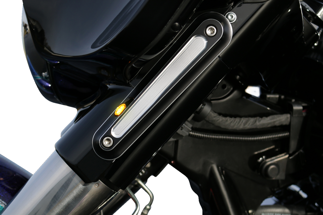 Kodlin usa Turn Signal - Black Contrast-Cut Harley Davidson